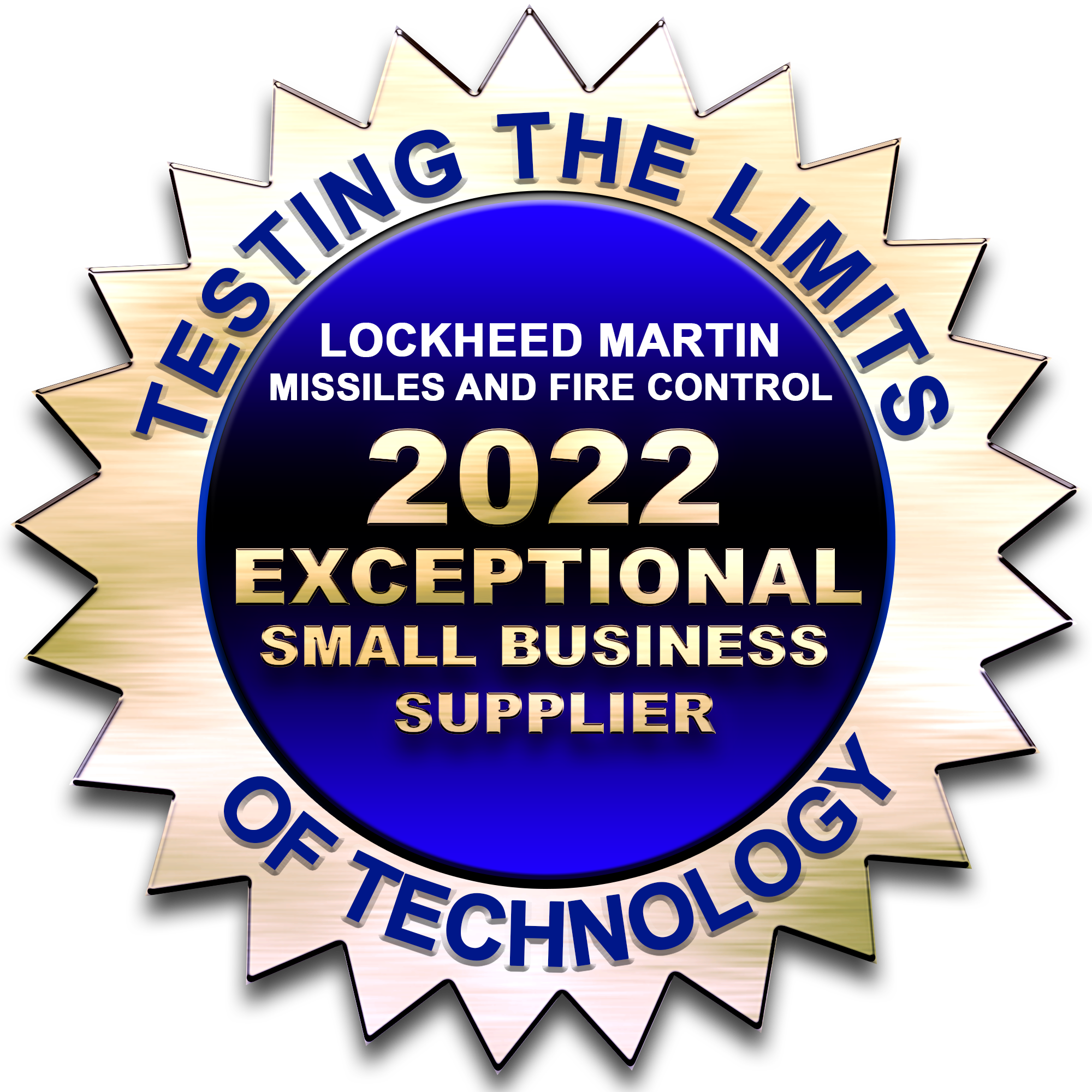 Lockheed Marting 2022 Exceptional Small Business Supplier